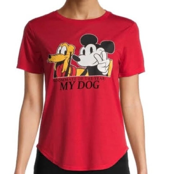 B2G1F!  Disney | Mickey and Pluto Tee - Picture 2 of 9